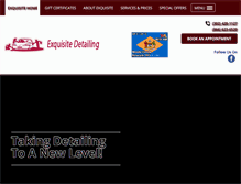 Tablet Screenshot of exquisiteautodetail.com